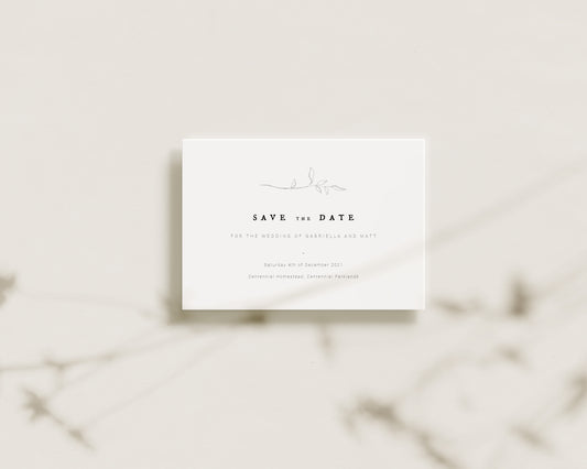 Willow Save the Date I - The Luna Atelier